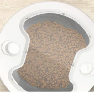 Distributeur de croquettes connecté pour chien